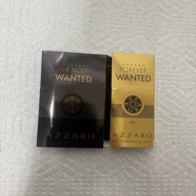 AZZARO FOREVER WANTED + THE MOST WANTED .04oz/1.2ml Sample spray vials