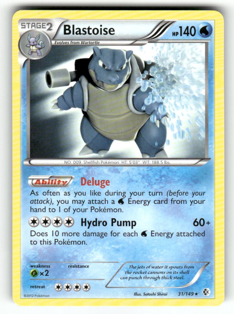 Blastoise 31/149 - Holo R Boundaries Crossed Pokemon LP