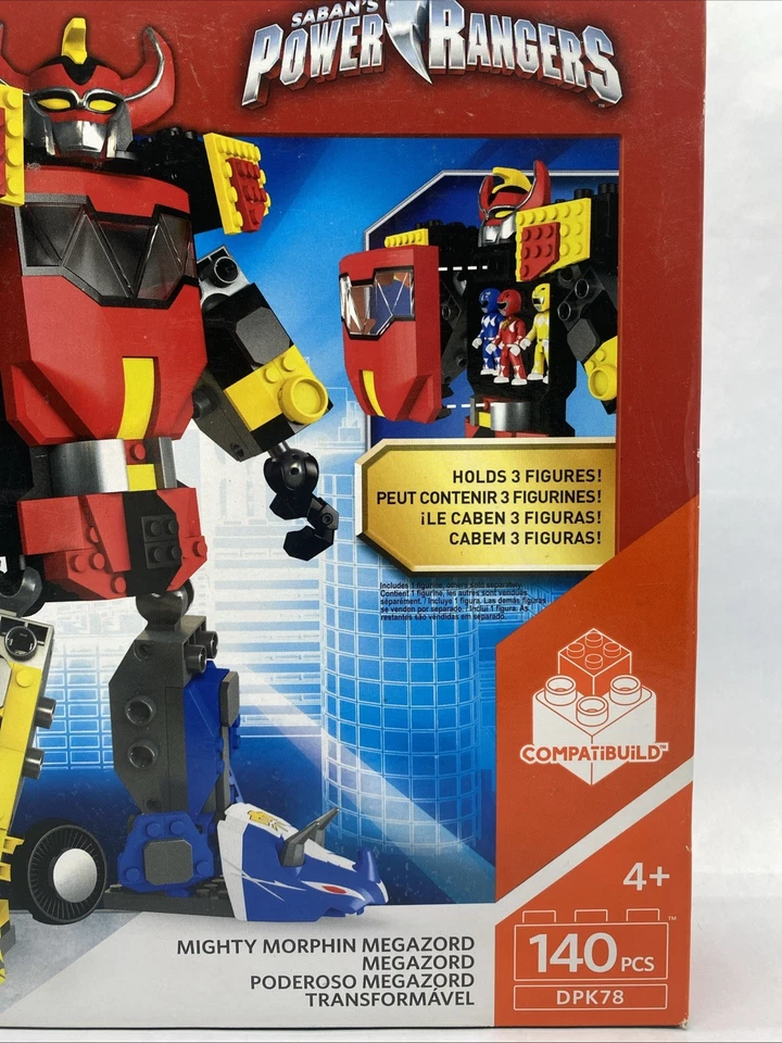 Mega Construx Mighty Morphin Power Rangers Megazord nuevo sellado de fábrica 2016 Foto 2 de 4
