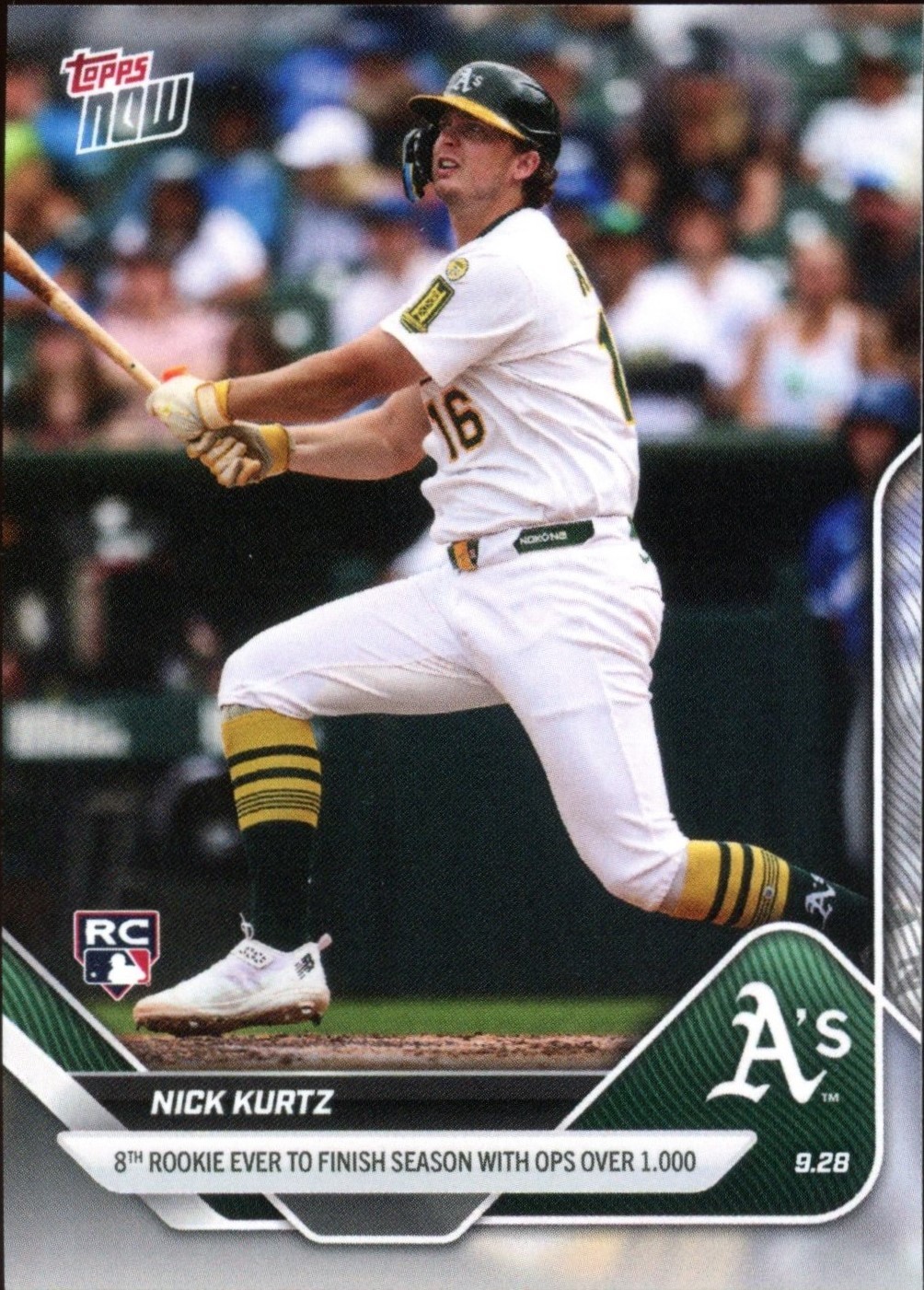 2025 Topps Now Nick Kurtz #787 Rookie Card
