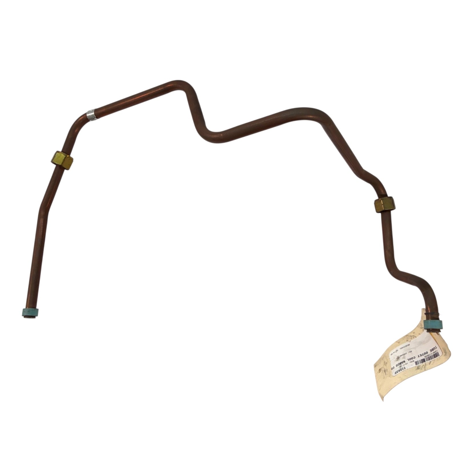 Genuine Cummins 4083500 Compressor Water Outlet Tube Line ISX M11 Engine NOS