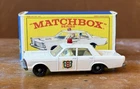 Vintage Lesney Matchbox 55 Police Car Toy Car w/ Original Box