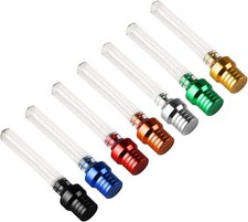 7 pcs Motorcycle Breather Hose Gas Fuel Tank Cap Vent, Fits Pit Dirt Bike Motorc