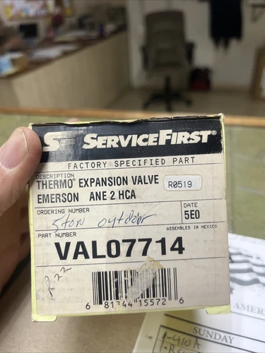 Emerson Thermo Expansion Valve R22