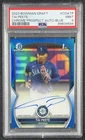 TAI PEETE PSA 9 2023 BOWMAN CHROME DRAFT AUTO BLUE REFRACTOR 1ST PROSPECT /150