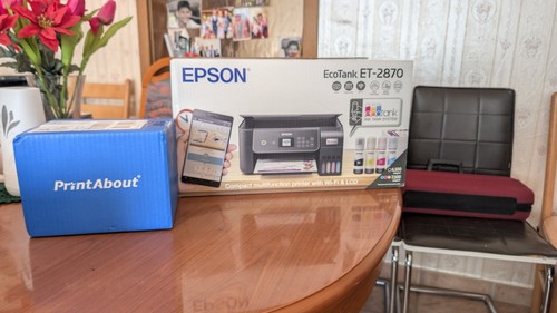 Epson EcoTank ET-2870 All-in-One Drucker, Farb, WiFi, Schwarz