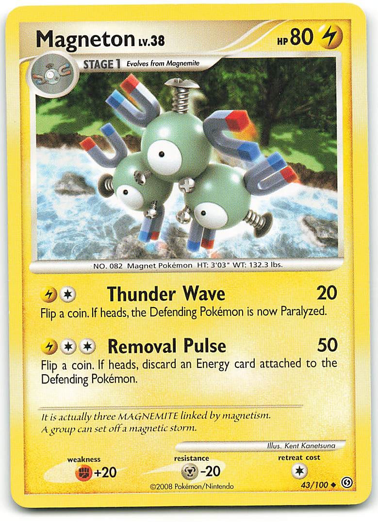 Magneton 43/100 Uncommon Stormfront Pokemon