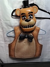 Five Nights At Freddy's FNAF Costume Mask And Vest Child Size Medium