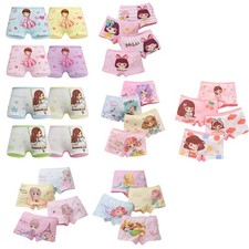 Kids Girls Briefs Boyshort Shorts Comfortable Underwear Soft Sleeping Nightwear