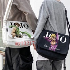 JoJo's Bizarre Adventure Messenger Bag Unisex Anime Canvas White Gift School