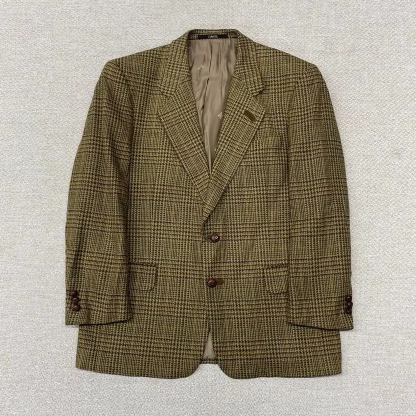 Daks Checked Pattern Blazer Jacket - image 3