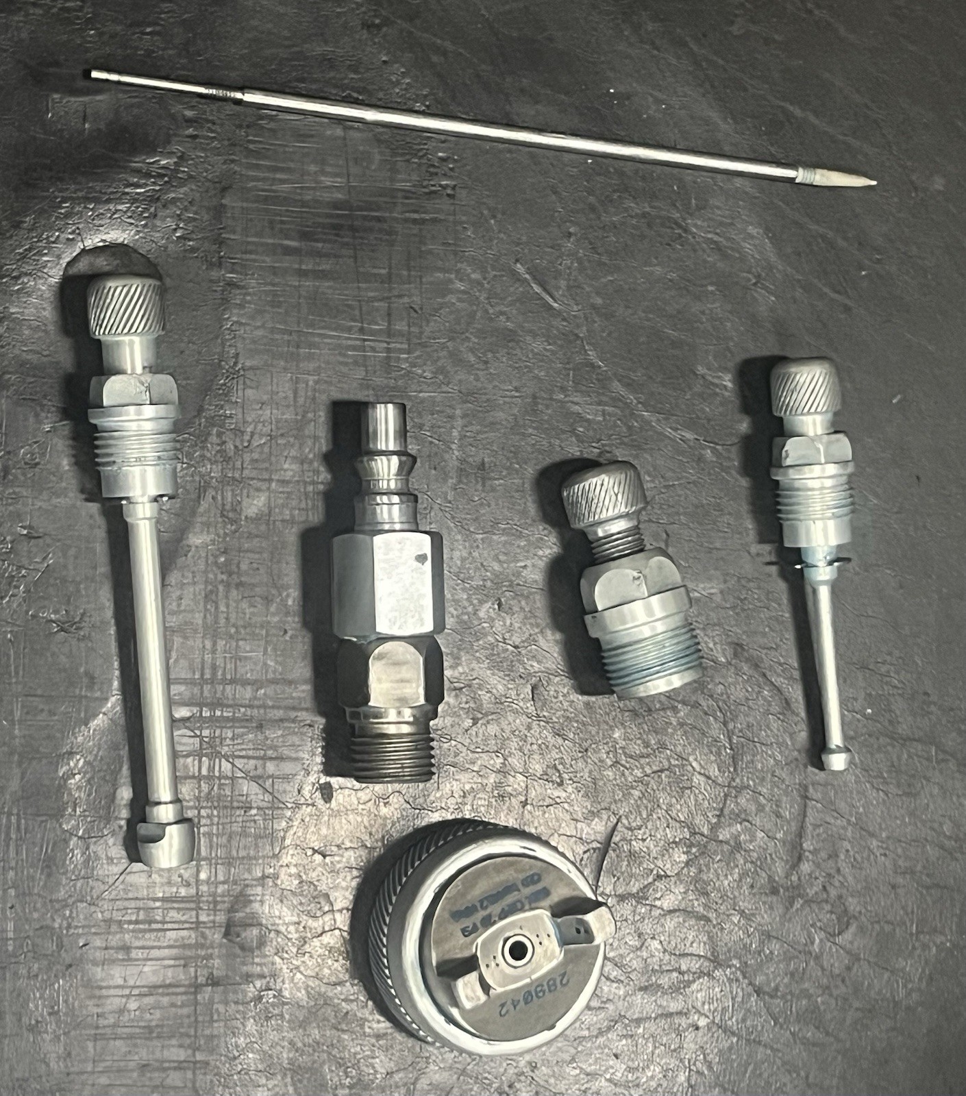 3 Graco AirPro Pressure Fed Conventional Spray Guns