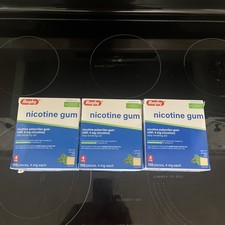 Rugby Nicotine Gum 4mg 110pcs Sugar Free Uncoated Original Flavor Exp. 06/2028