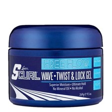 Luster's S-Curl Free Flow Wave, Twist  Lock Gel 9.5oz