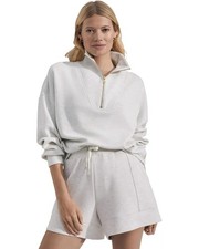Varley Atrium High Rise Short 4.5 Ivory Marl Women s Size Large