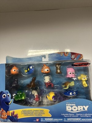 New FINDING DORY 14-Pk CHARACTER Figure COLLECTION Plant Hank TAD Sandy TARGET 