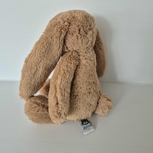 Jellycat Medium BASHFUL Biscuit BUNNY Soft Plush Toy GENUINE 31cm - Picture 2 of 6