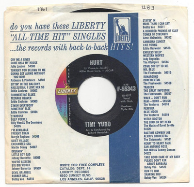 TIMI YURO, ''HURT''