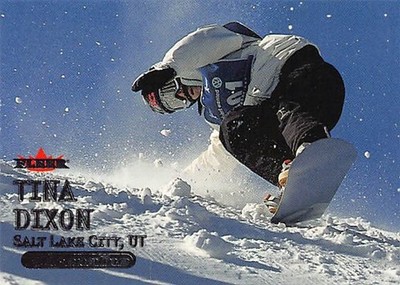 Tina Dixon Snowboarding Adrenaline 2000 Fleer Trading Card #7