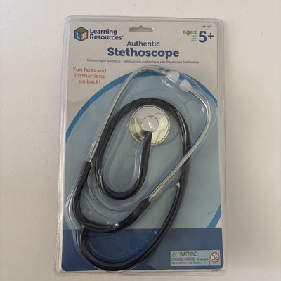 NEW Learning Resources Working Stethoscope Pretend Play Medical Homeschool