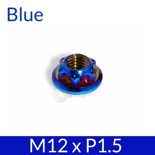 Ti Titanium Nuts Flange Nut Rear Axle Nut M4 M5 M6 - M14 for Bike Motorcycle Car - Imagen 44 de 48