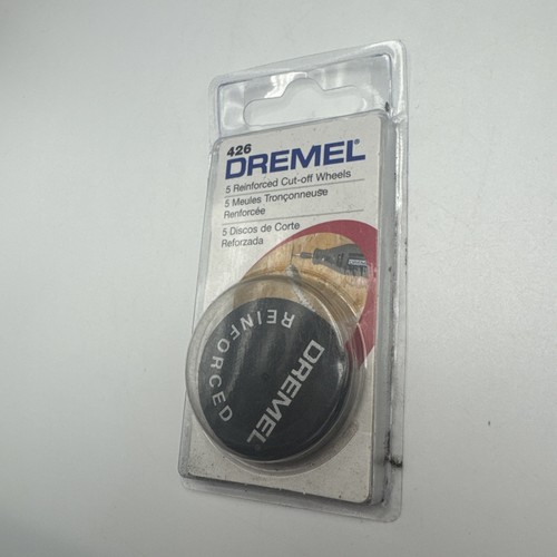 Dremel 426 Fiberglass Reinforced Cut-Off Wheels 1-1/4" Dia. .045" Thick 5 Pieces - Picture 2 of 3