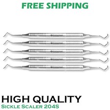 Sickle Scaler 204S Dental Hand Instruments Pro Periodontal Pick Hygiene Tool