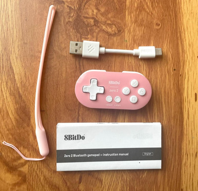 8Bitdo Zero 2 - Bluetooth Wireless Mini Controller for Switch, Windows, Mac