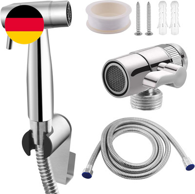 Portable Bidet Shower with Adjustable Water Flow, Stainless Steel Toilet Bidet S
