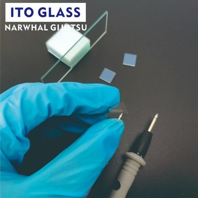 Share ITO Glass 15x15x1.1mm6~8Ω 30pcs Thickness Transparent Conductive Substrate