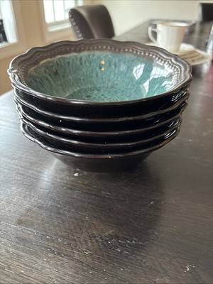 Cuisinart Jenna Green Cereal Bowls Set Of 5