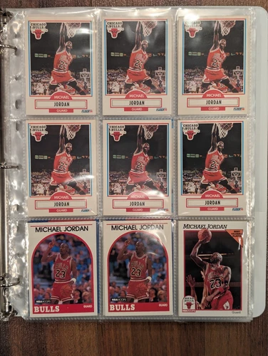 185+ Michael Jordan Cards Collection Chicago Bulls Binder Lot