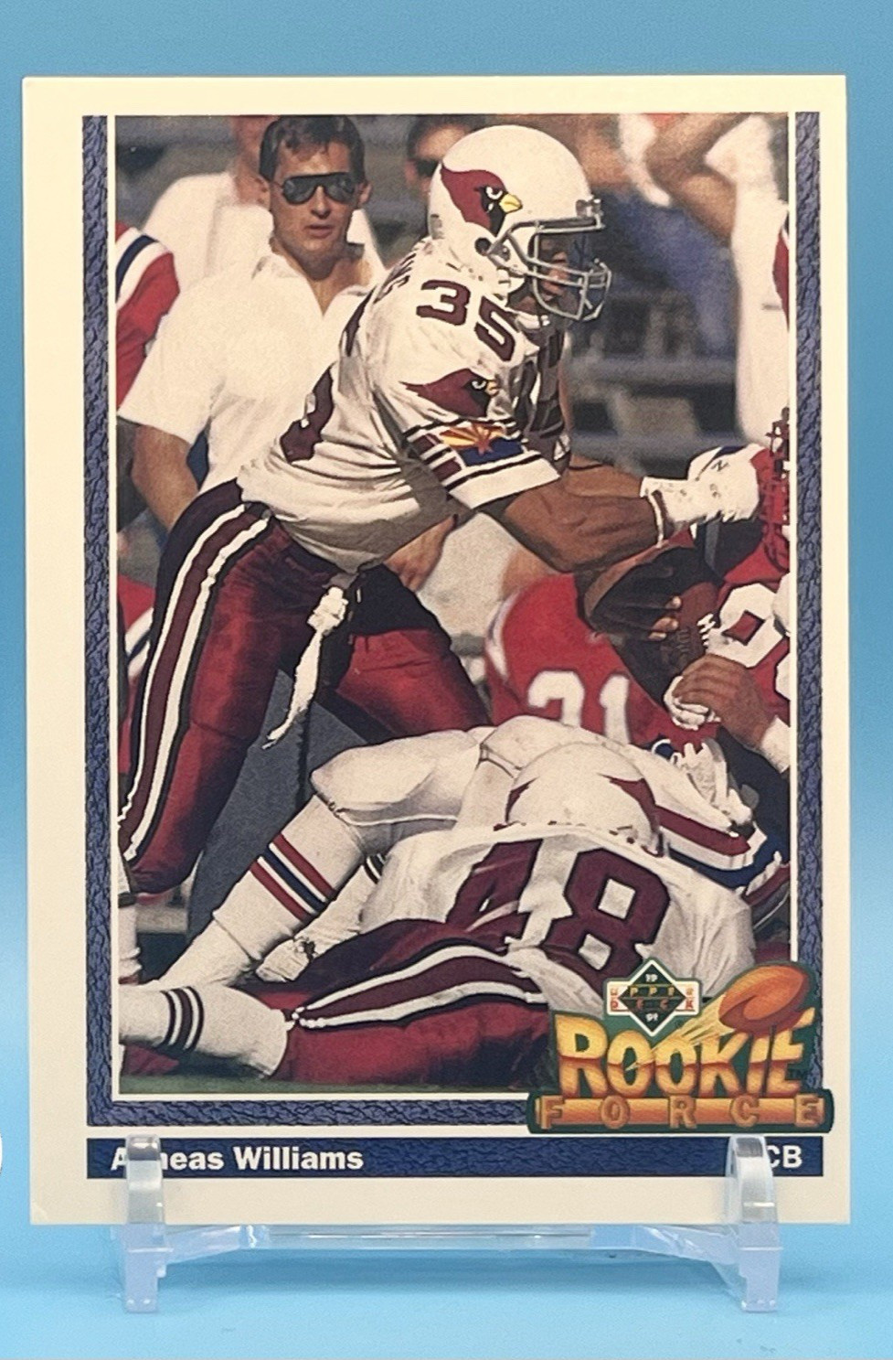 1991 Upper Deck - Aeneas Williams Rookie Force #630 (RC) - Phoenix Cardinals