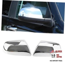 Chrome Rear Mirror Cover for Toyota Tundra 2007-2021, Sequoia 2010-2022 Front