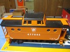 MTH PENNSYLVANIA #477954 N5C PORTHOLE CABOOSE Rare Color NO BOX Tested Works — photo 5