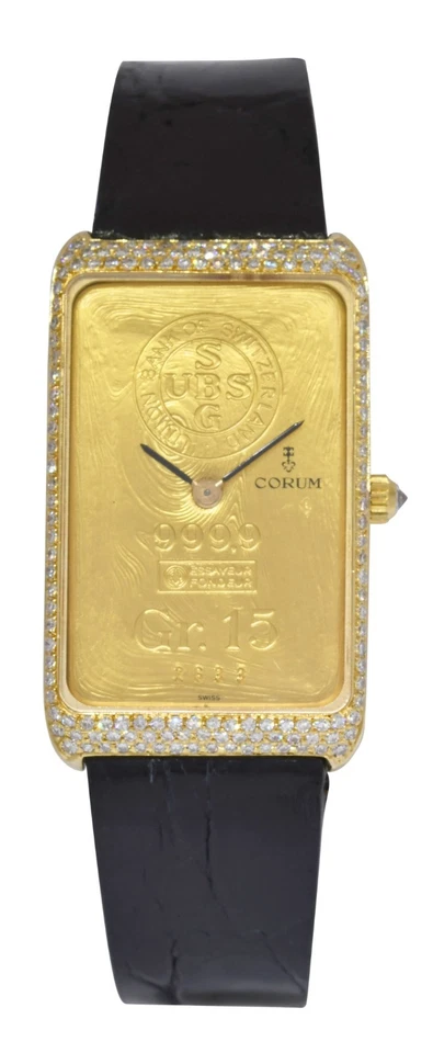 Reloj de cuarzo Corum Lingot 15 gramos oro amarillo 999,9 18k 55400 Foto 2 de 4