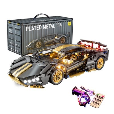 Chodia Sport Race Car Building Block Sets for Adults Boys,Black Technical Rac...