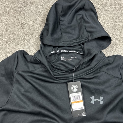 Under Armour Mens Small MK-1 Warm-Up Full Zip Hoodie Hooded Train Gym Sweatshirt - Picture 3 of 8