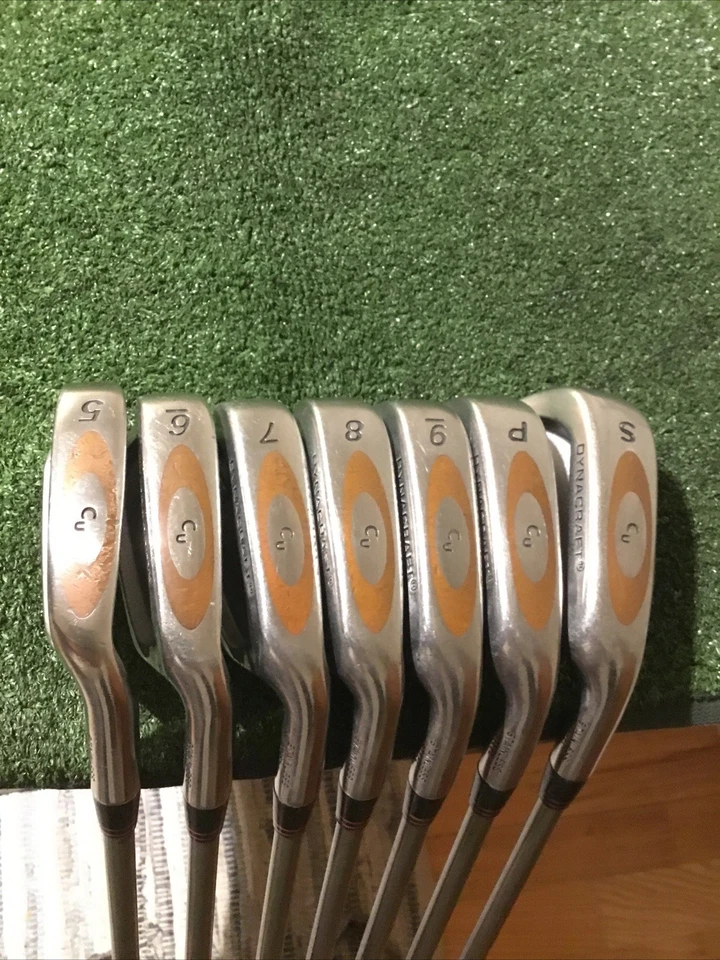 Dynacraft Copperhead Irons Set (5-PW-SW) XTR Swing Matched 70 Graphite Shafts - Image 2 of 4