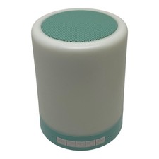    Defiant Rechargeable Touch Light Bluetooth Speaker Teal Green 18FL0834 EUC