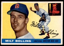 1955 Topps #91 Milt Bolling VG-EX Red Sox            ID:223119