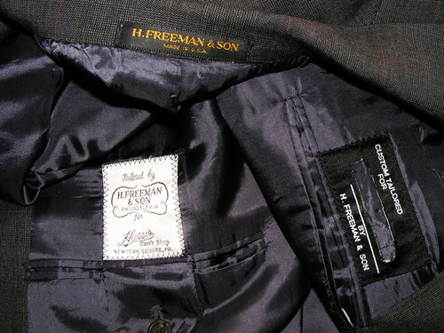 TRAJE A CUADROS PARA HOMBRE TALLA 46XL CORTE A MEDIDA H. FREEMAN & SON EE. UU. TALLA 46XL 41 X 33,5 - Imagen 11 de 23