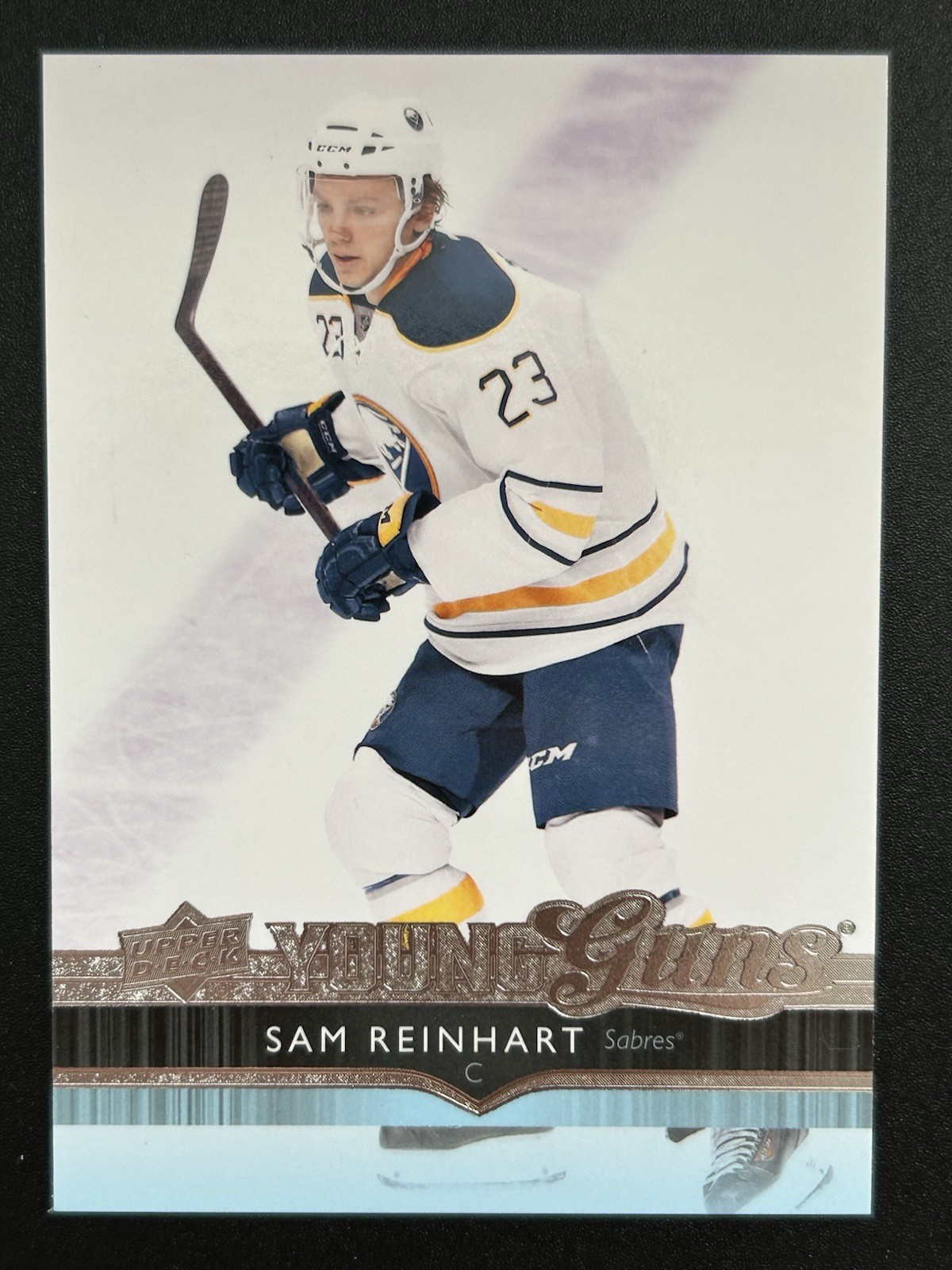 2014-15 UPPER DECK #206 SAM REINHART YOUNG GUNS YG RC ROOKIE BUFFALO FLORIDA