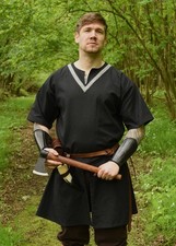 Kettenhemd Haubergeon 8 mm Flachring vernietet gestanzt Mittelalter Gewandung