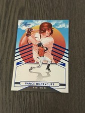2025 Panini Three & Two On The Horizon Blue /49 #1 VANCE HONEYCUTT Baseball Card