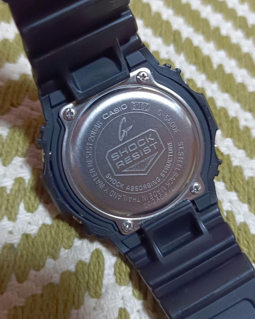 Casio G-shock G-5600e Black Protection Watch 3160 Module for