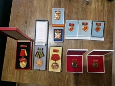 DDR NVA Orden Konvolut - Banner der Arbeit Für treue Dienste , Verdienste um die