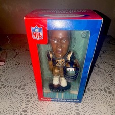 NFL Collectible Series Hand Painted Q.B. Club Marshall Faulk Bobblehead