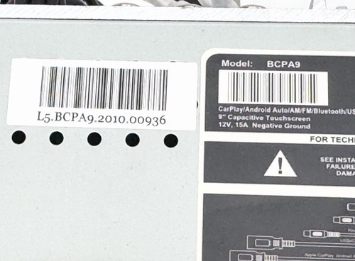 BOSS Audio Systems BCPA9 9” Car Stereo - Untested - Picture 6 of 7