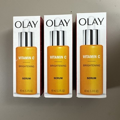 SET OF 3 Olay Vitamina C+ Peptide 24 Brightening Serum - 1.3 fl oz NEW 0557